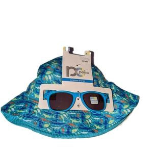 Kids sunglasses and hat set
